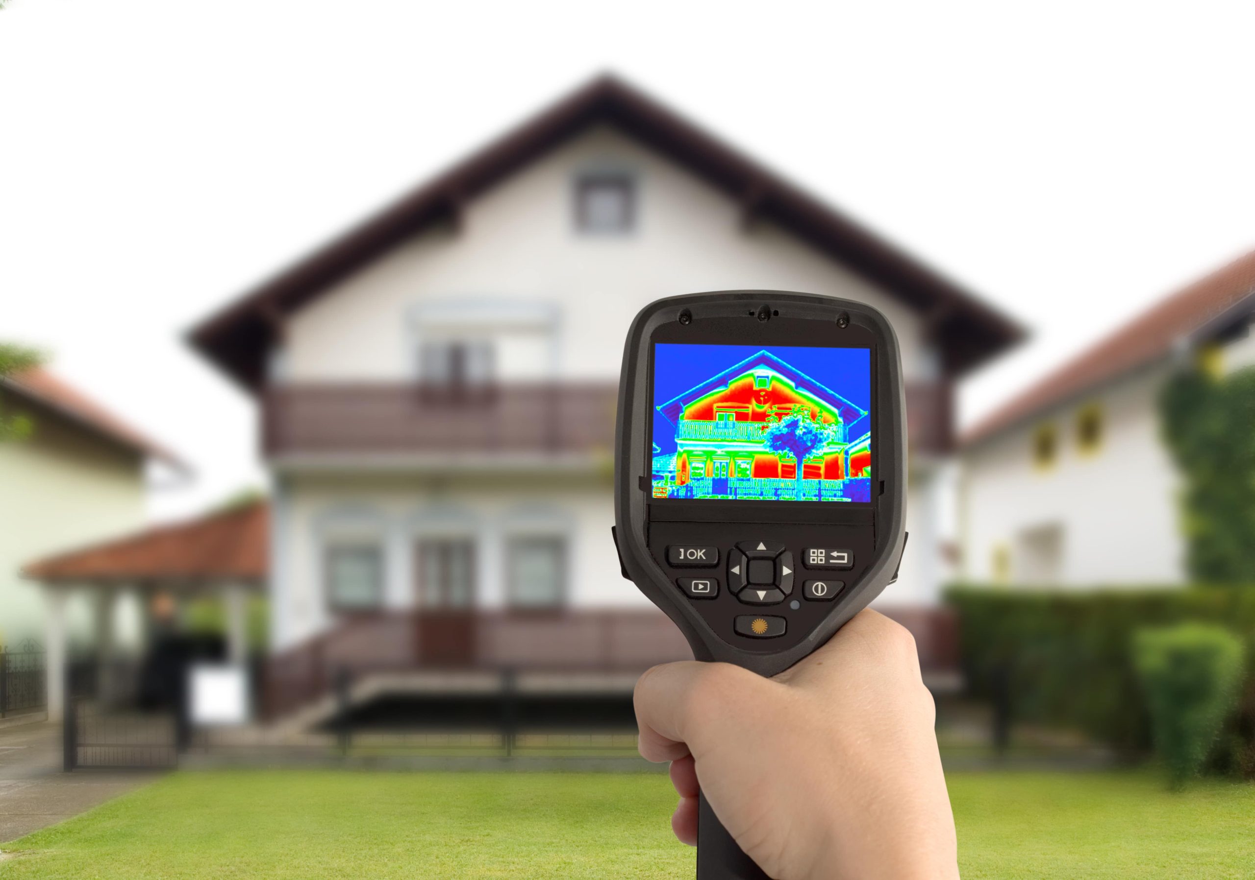 Thermographic Inspection on a house